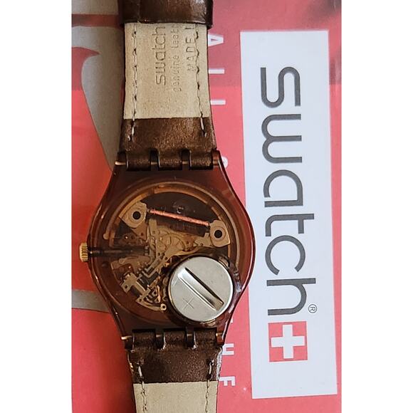 Swatch watch COFFEE MILL GF400 1995 Standard Gents New old stock - Picture 6 of 14